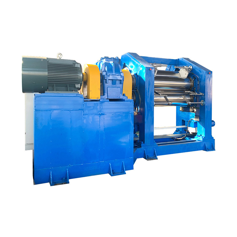 3 válce gumový kalandrovací stroj